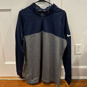 Nike Golf quarter zip. XL navy/grey
